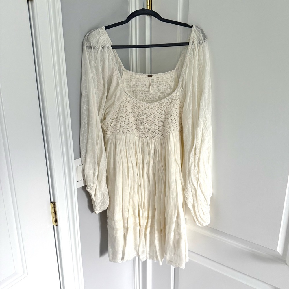 Free People Ari Mini Smock Dress